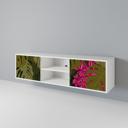 TROPICAL BEAUTY 2-Door TV Cabinet