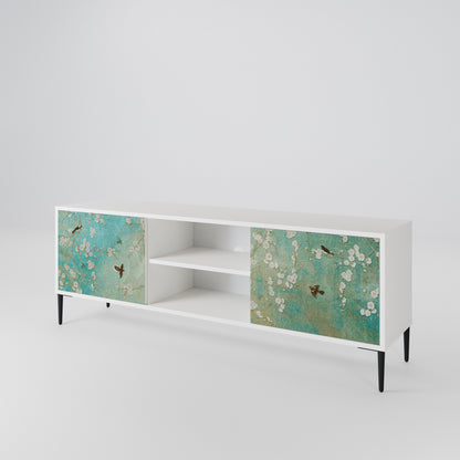 BLOOMING CHARM 2-Door TV Cabinet