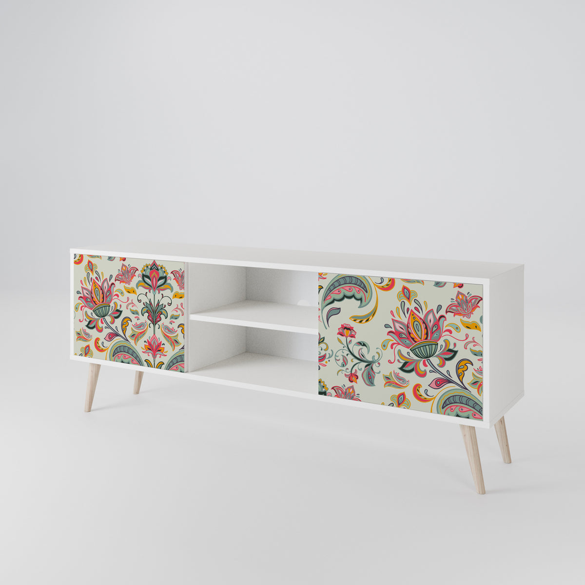 ORGANIC FOLKLORE 2-Door TV Cabinet