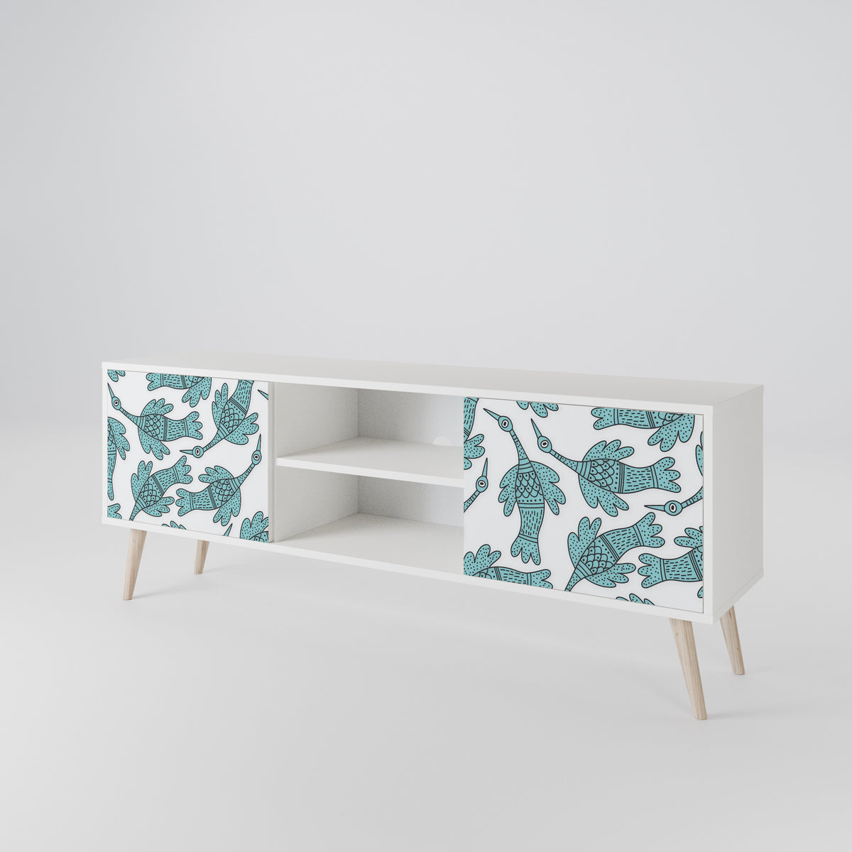 WATERSPOUT SONGIBIRD 2-Door TV Cabinet