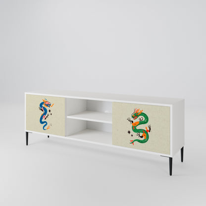 MYTHOLOGICAL CREATURES 2-Door TV Cabinet