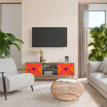 GEOMETRIC BRILLIANCE 2-Door TV Cabinet