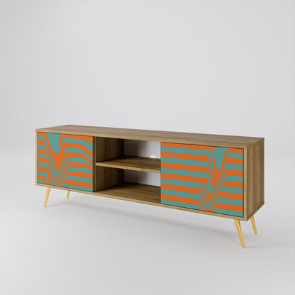 LINE COLLAPSE 2-Door TV Cabinet