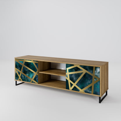 THE LABYRINTH OF GOLD 2-Door TV Cabinet