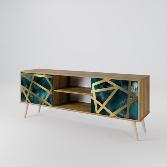 THE LABYRINTH OF GOLD 2-Door TV Cabinet