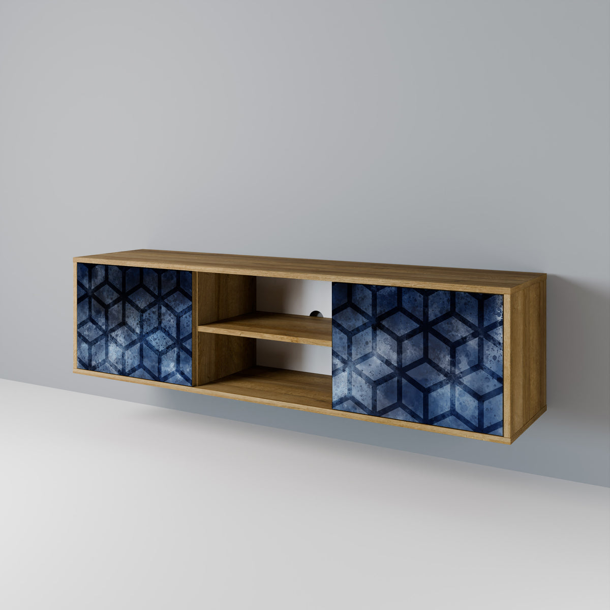 CUBIC MIST 2-Door TV Cabinet