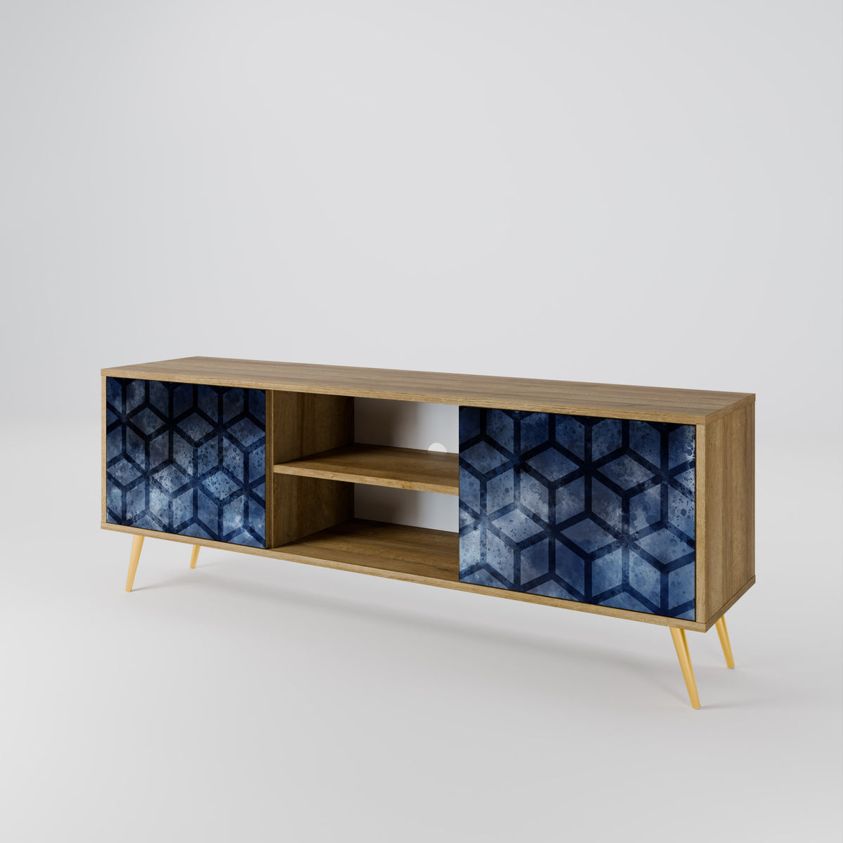 CUBIC MIST 2-Door TV Cabinet