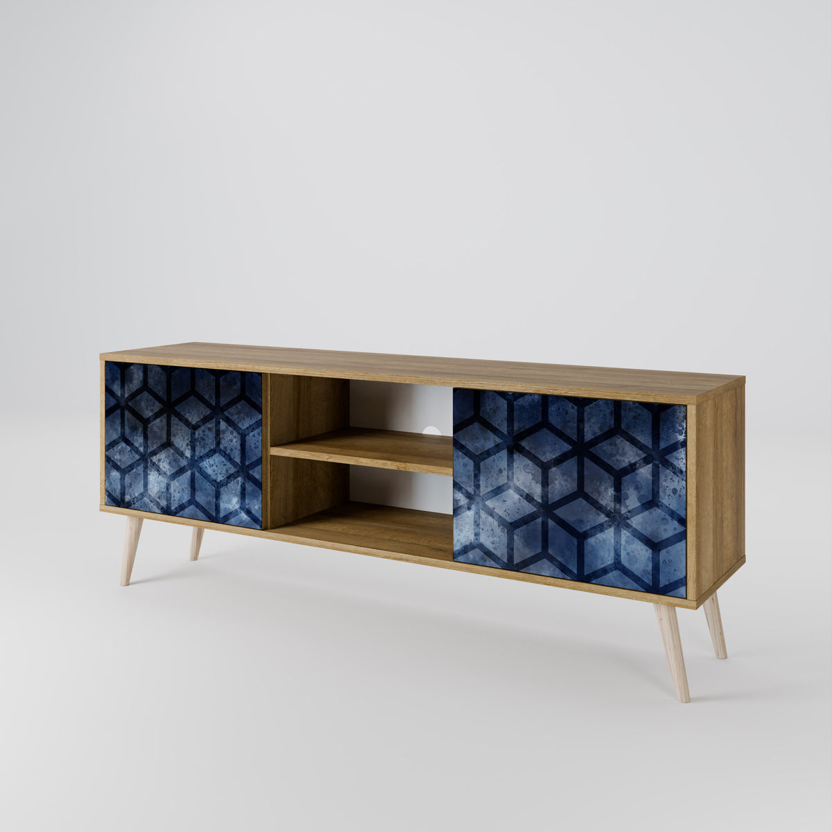 CUBIC MIST 2-Door TV Cabinet