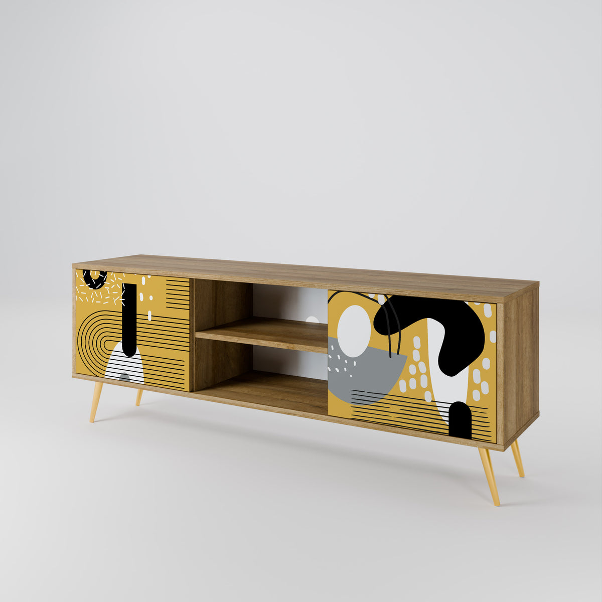 SHAPESHIFT SYMPHONY 2-Door TV Cabinet