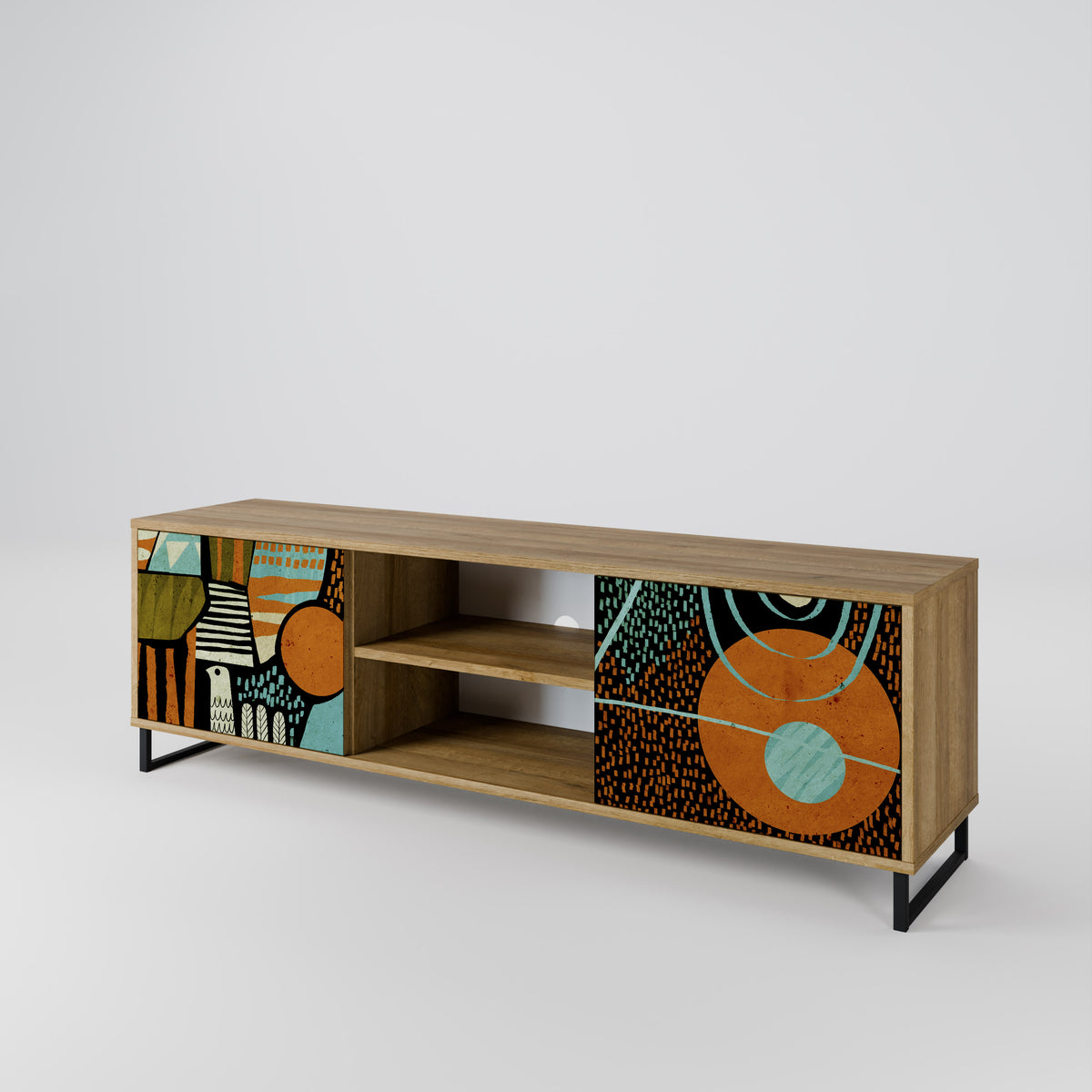 GEODE GLIMMER 2-Door TV Cabinet