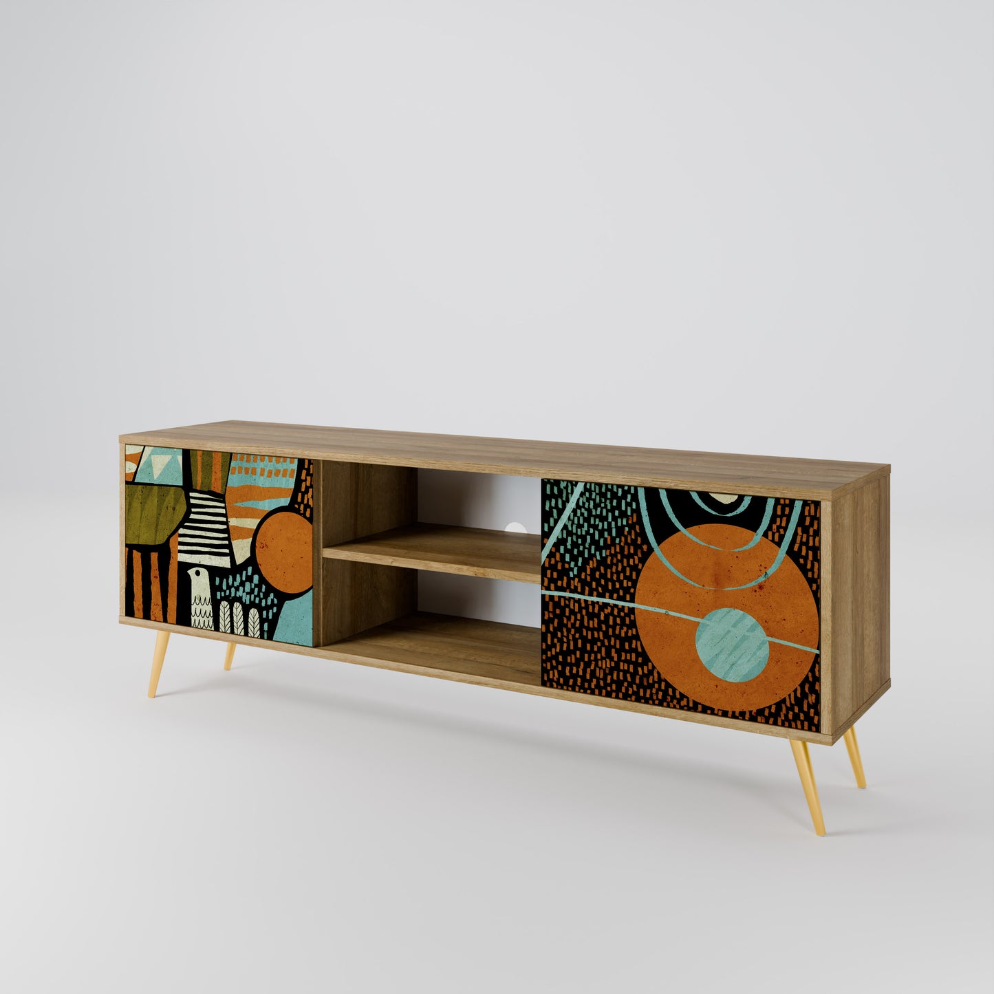 GEODE GLIMMER 2-Door TV Cabinet