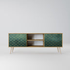 TESSELATED GREENERY 2-Door TV Cabinet