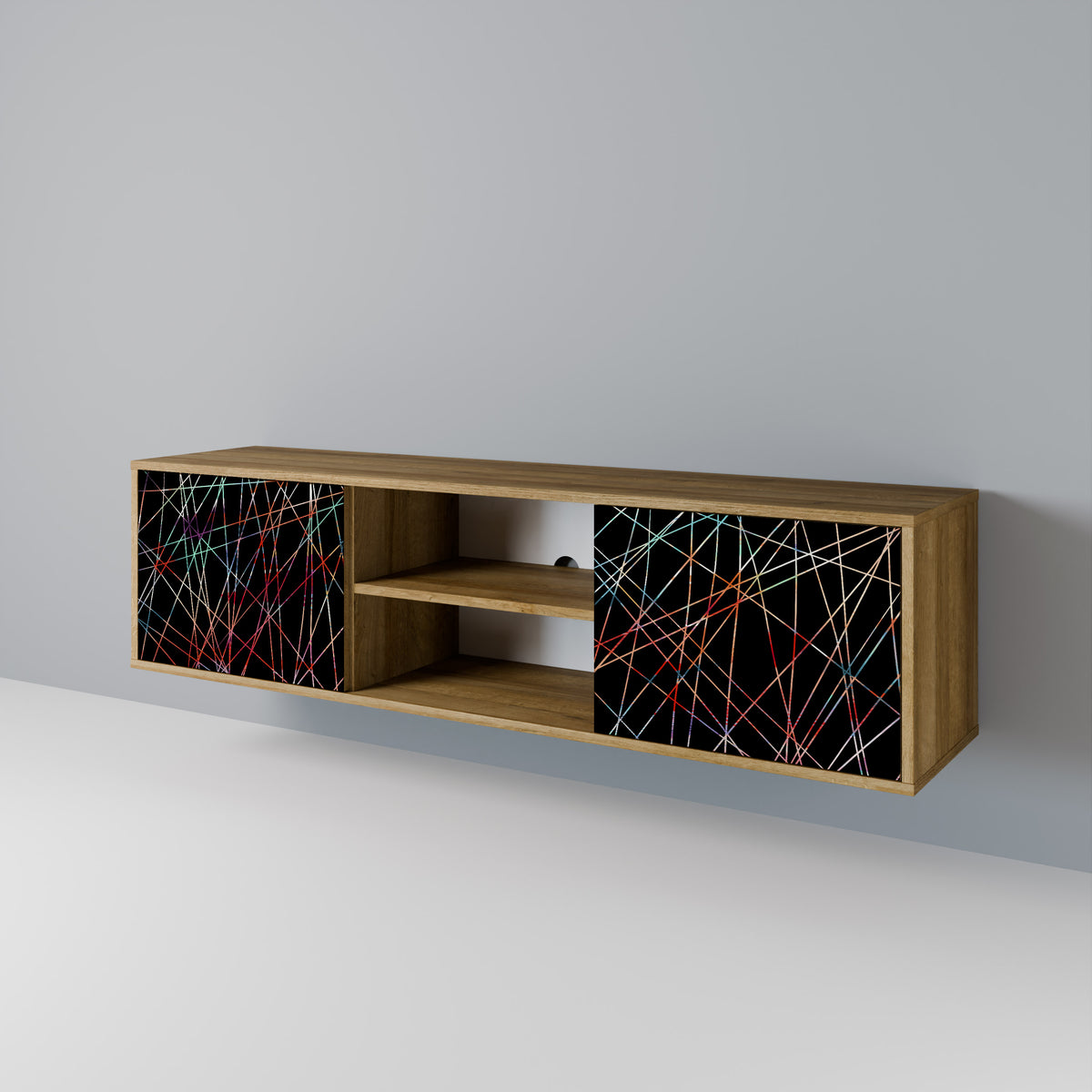 LUMINOUS SNARE 2-Door TV Cabinet