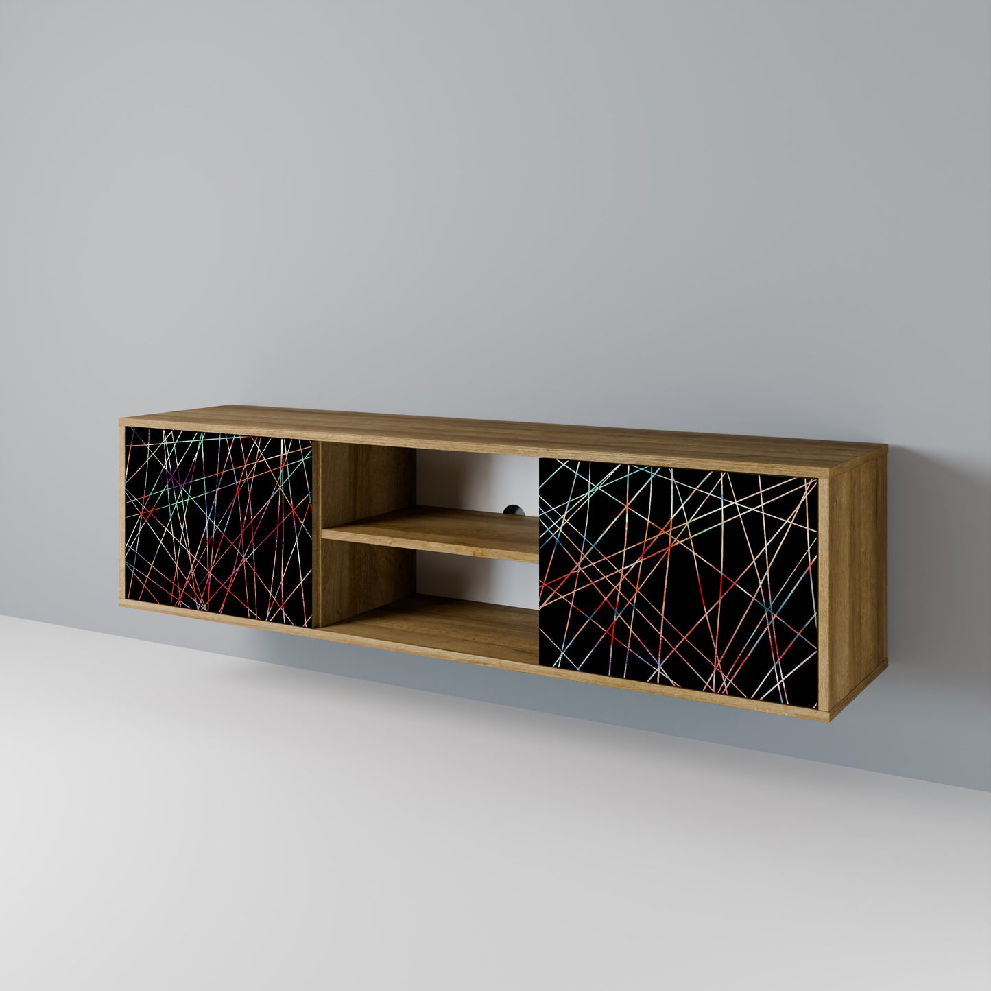 LUMINOUS SNARE 2-Door TV Cabinet