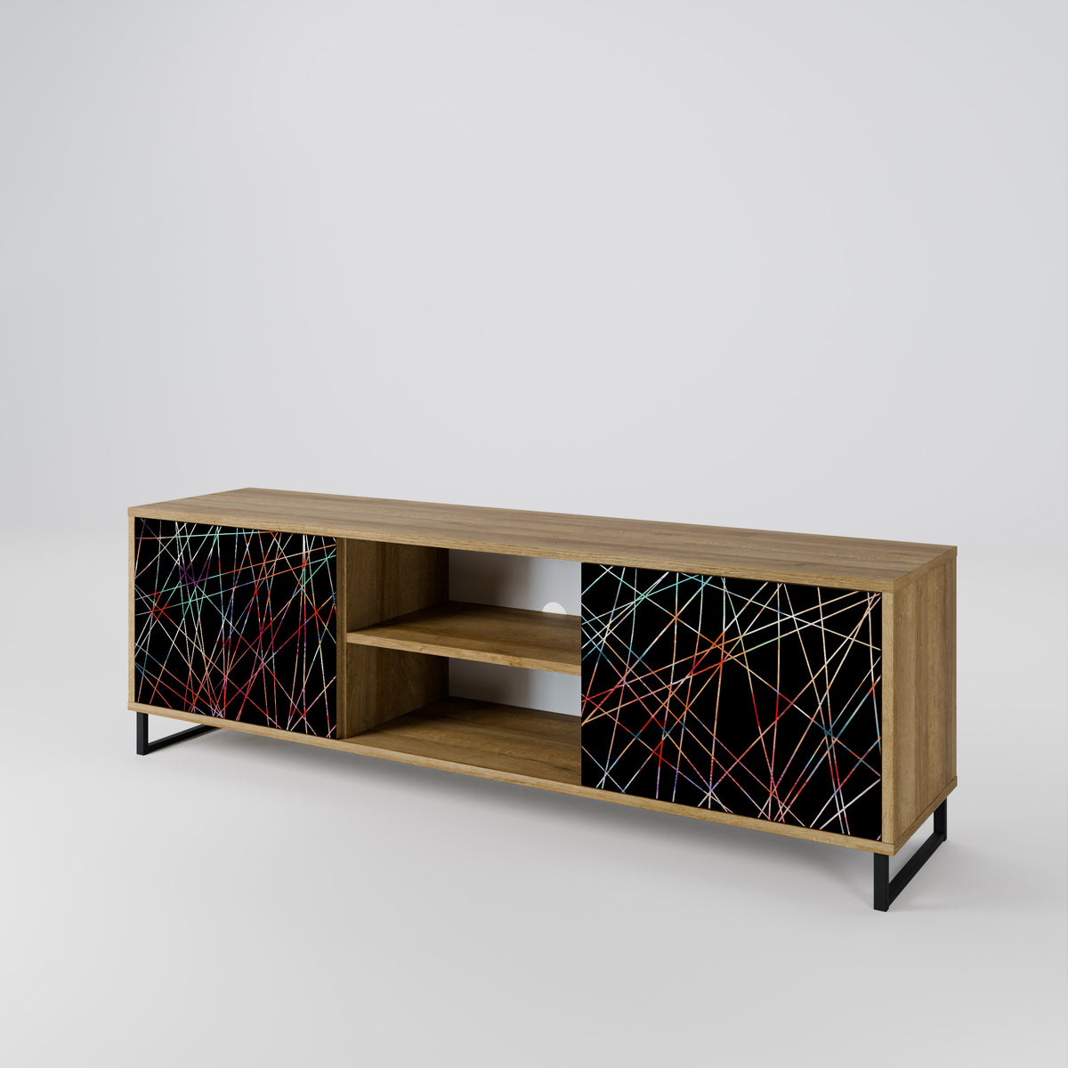 LUMINOUS SNARE 2-Door TV Cabinet