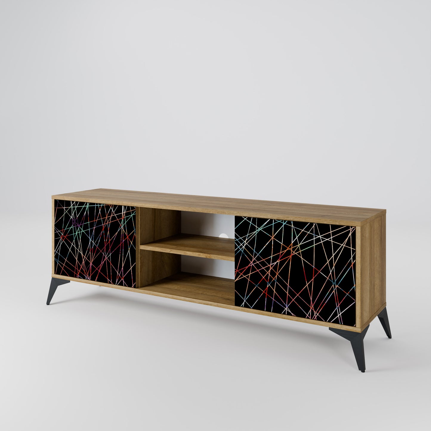 LUMINOUS SNARE 2-Door TV Cabinet
