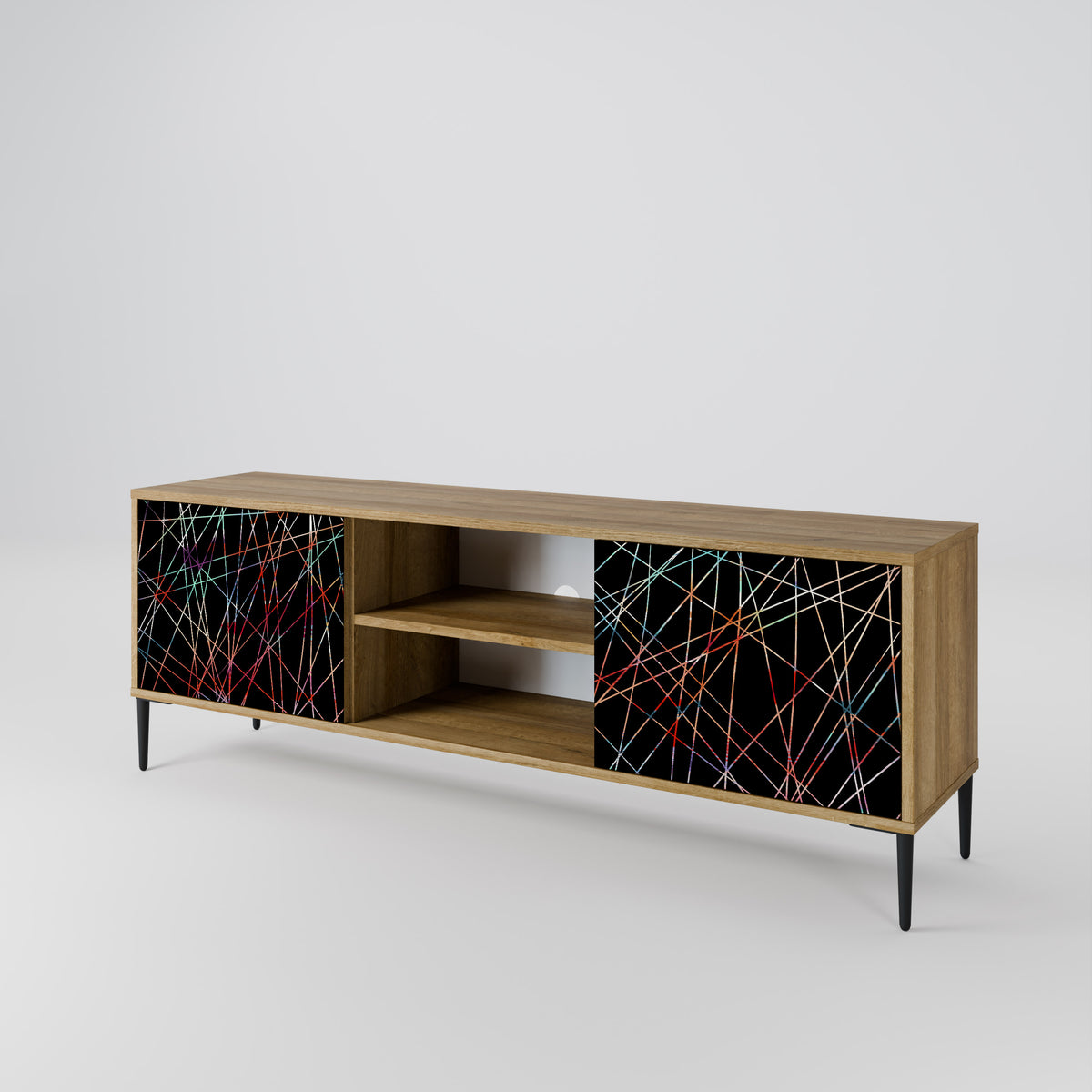 LUMINOUS SNARE 2-Door TV Cabinet