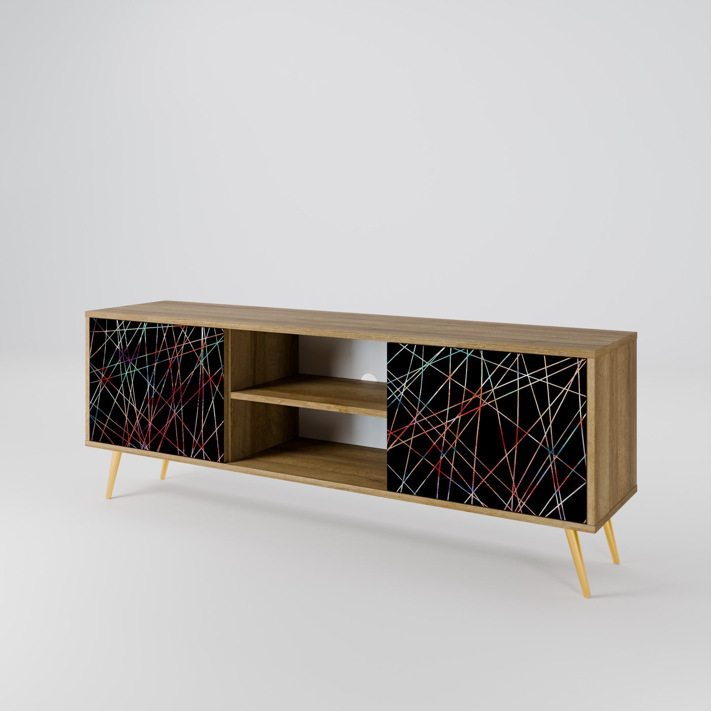 LUMINOUS SNARE 2-Door TV Cabinet
