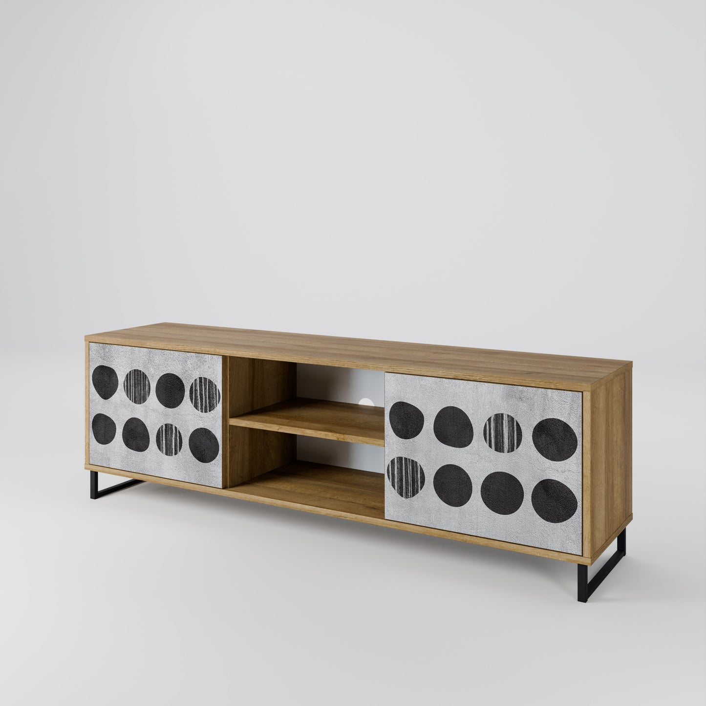 GHOSTLY GRADIENTS 2-Door TV Cabinet