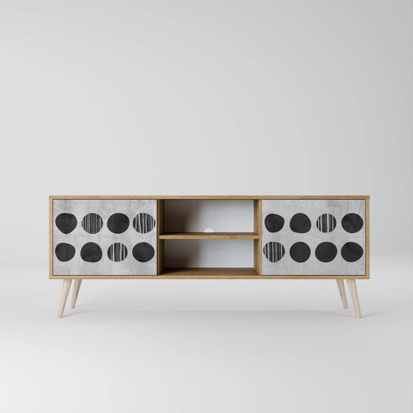 GHOSTLY GRADIENTS 2-Door TV Cabinet