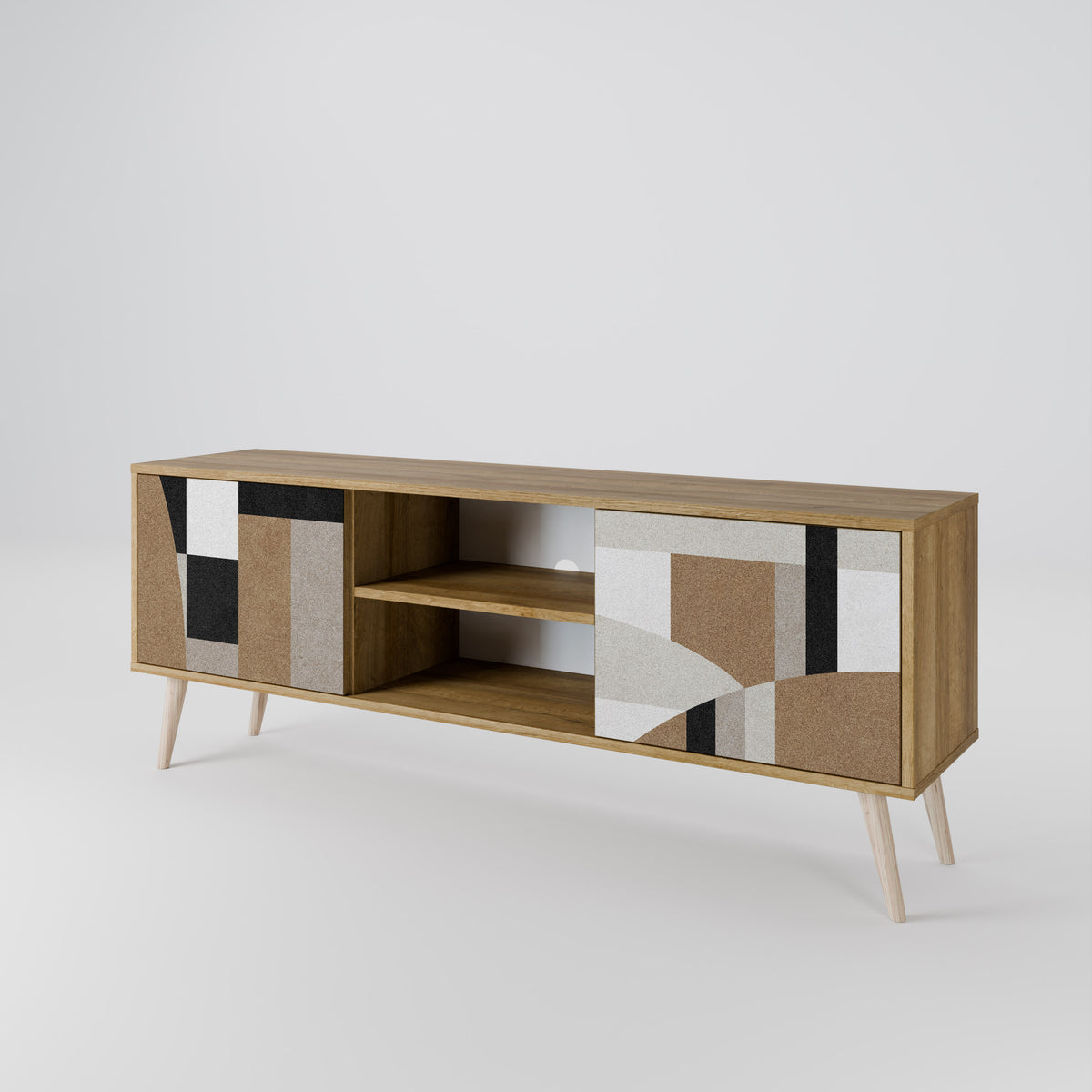 DELICATE MEMENTO 2-Door TV Cabinet