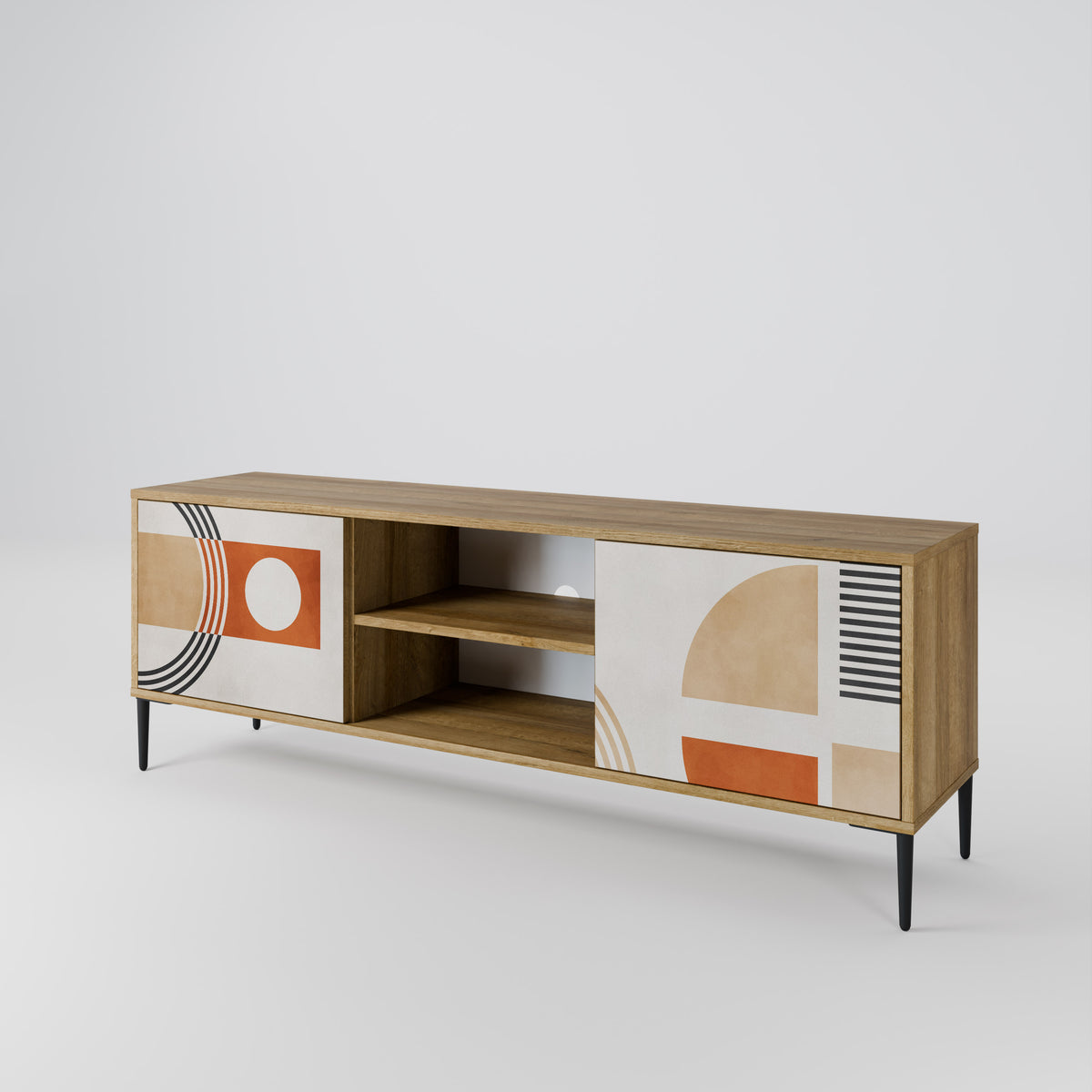 SPACE AROUND 2-Door TV Cabinet
