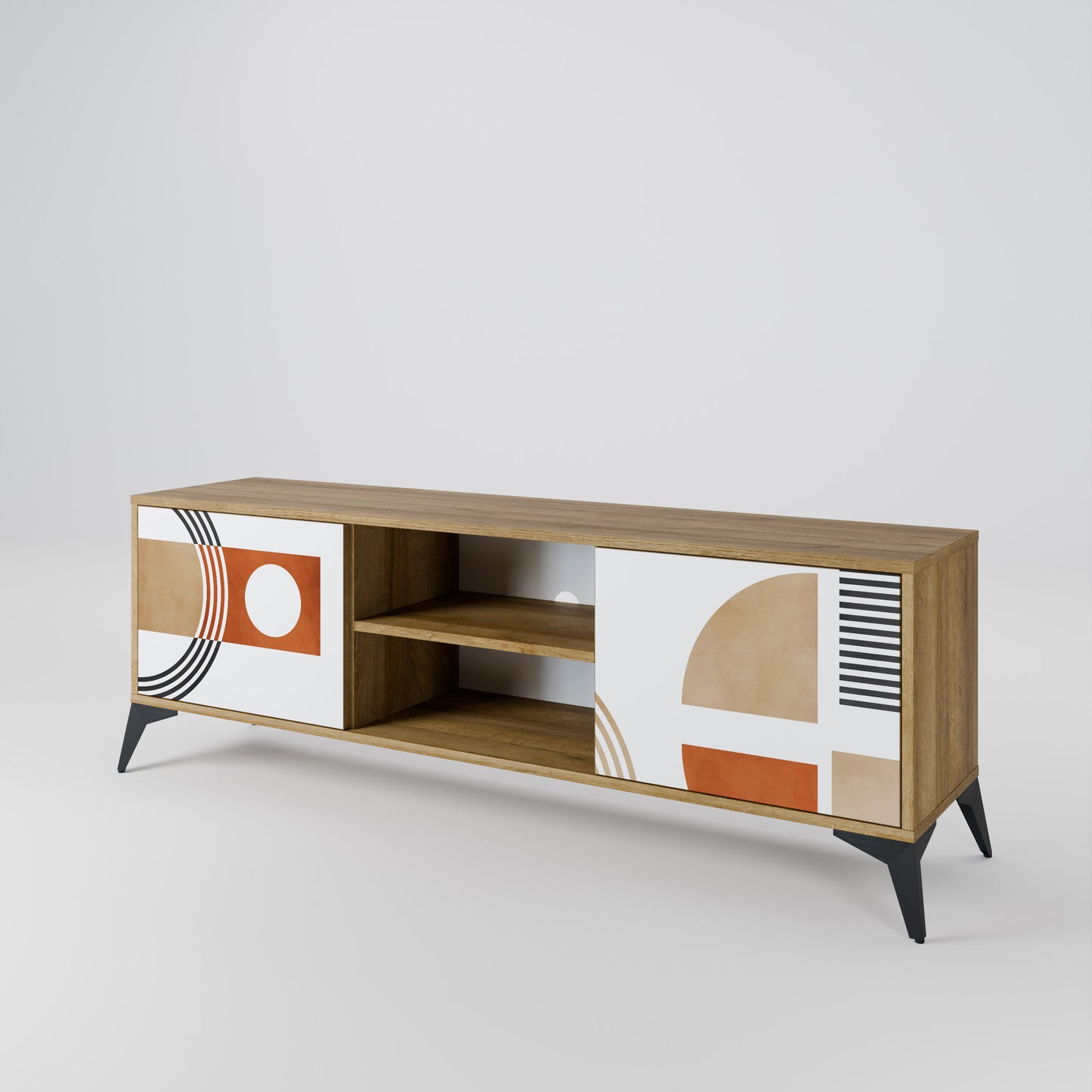 CIRCLE RHYTM 2-Door TV Cabinet