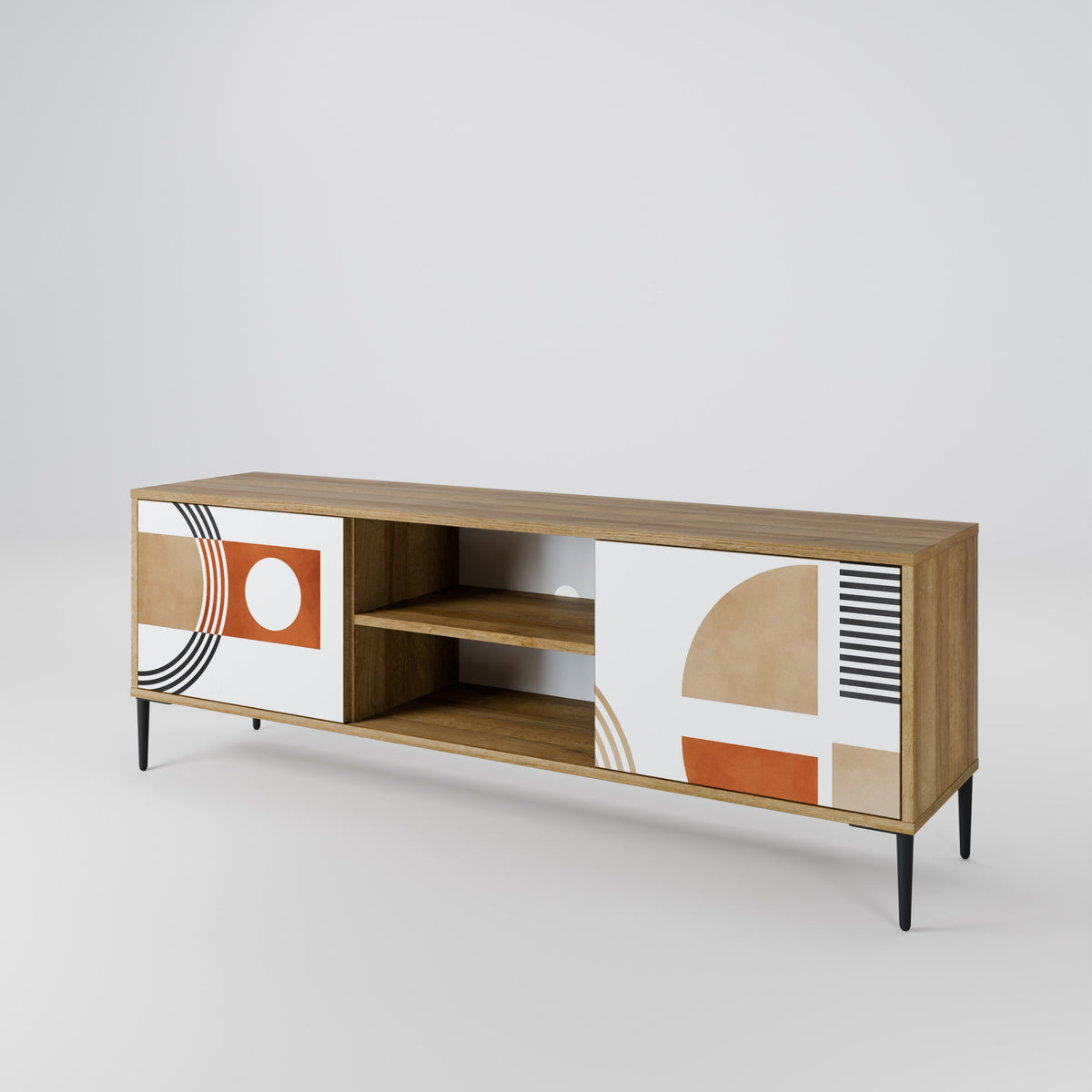 CIRCLE RHYTM 2-Door TV Cabinet