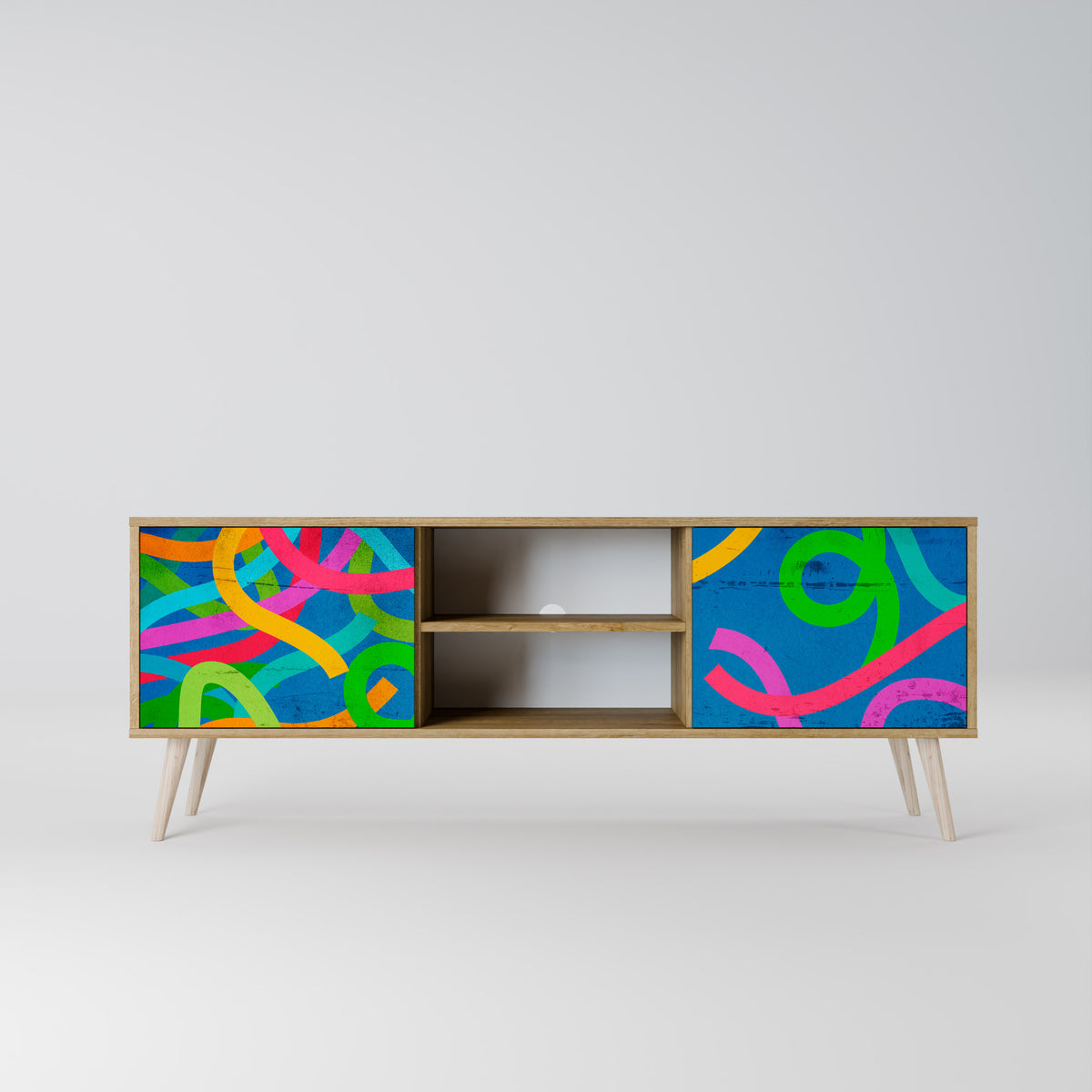 STREAMER TANGLE 2-Door TV Cabinet
