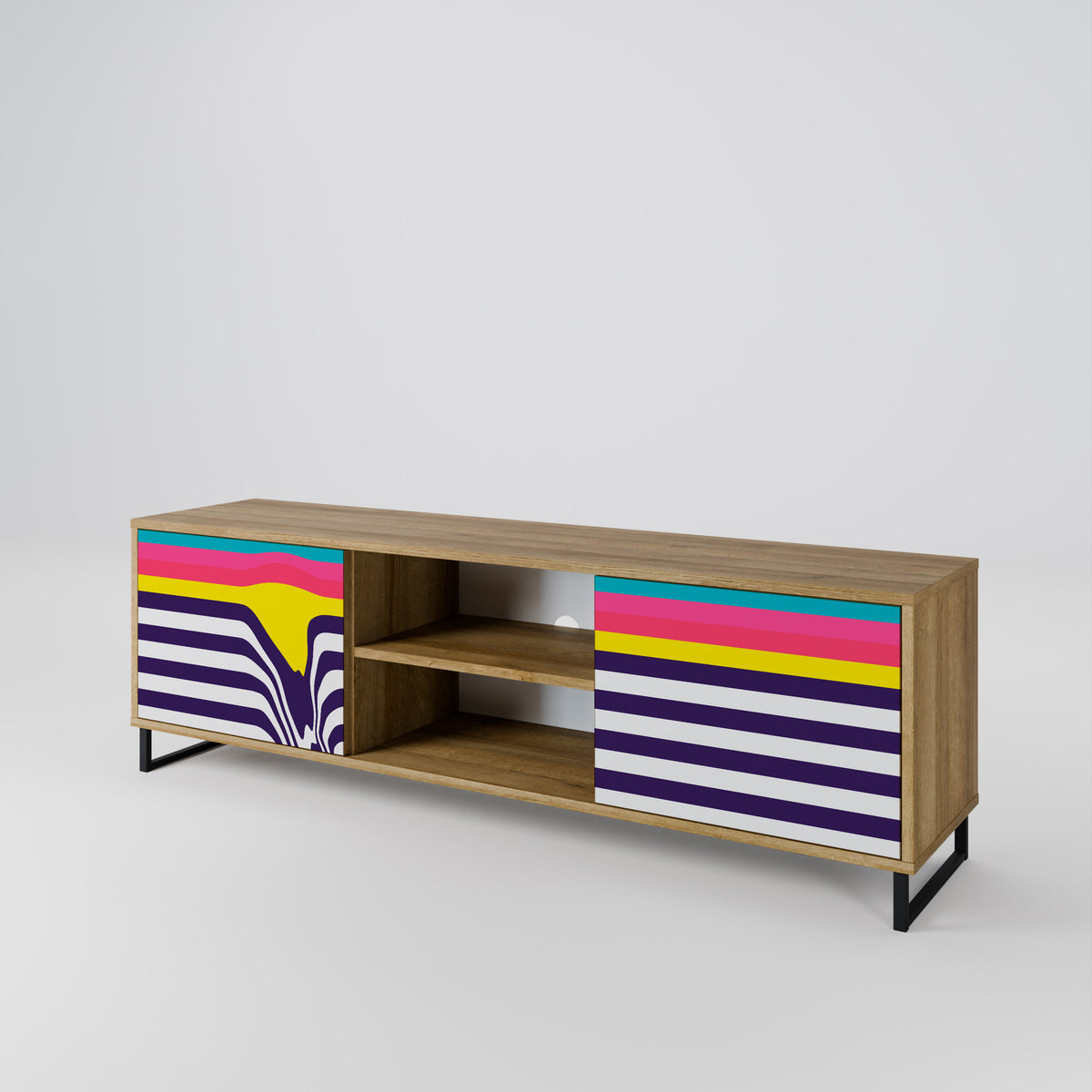 TONE COLLAPSE 2-Door TV Cabinet
