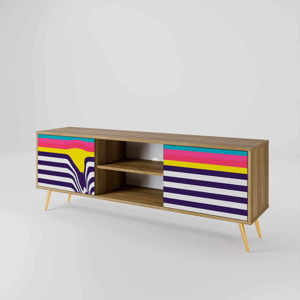 TONE COLLAPSE 2-Door TV Cabinet