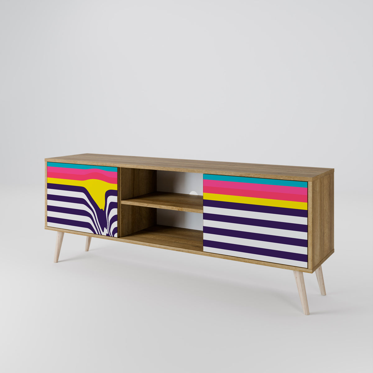 TONE COLLAPSE 2-Door TV Cabinet