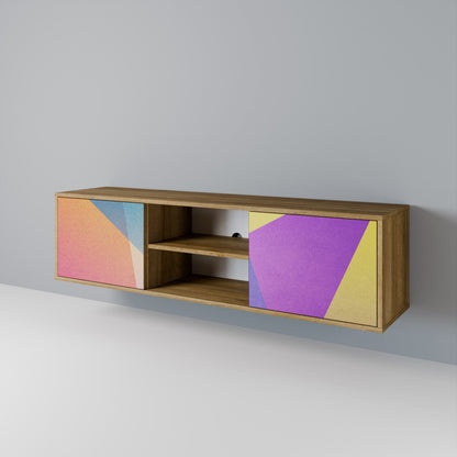 BRIGHT GEOMETRY 2-Door TV Cabinet