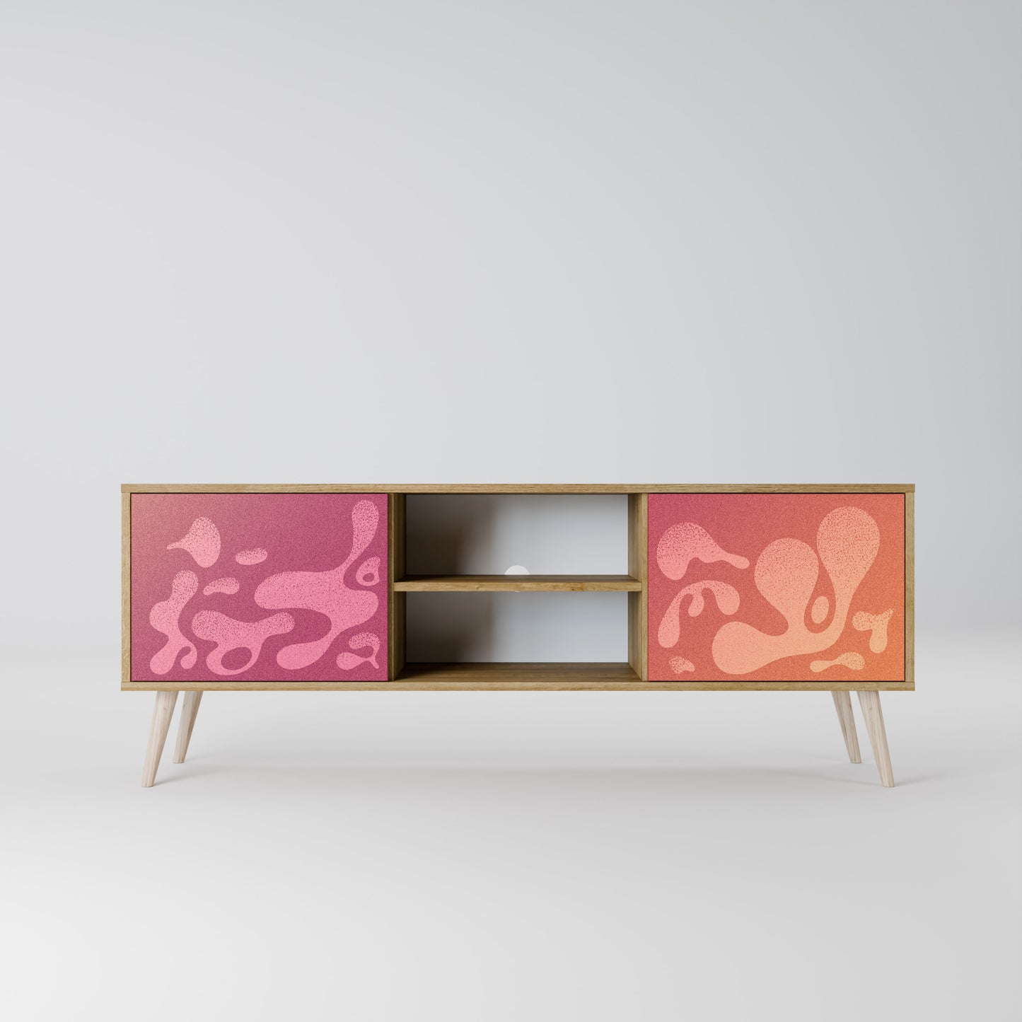 IRREGULAR PINK 2-Door TV Cabinet