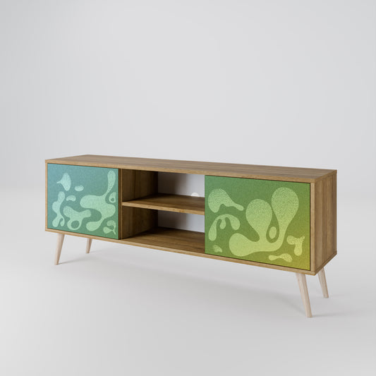 IRREGULAR BLUE 2-Door TV Cabinet