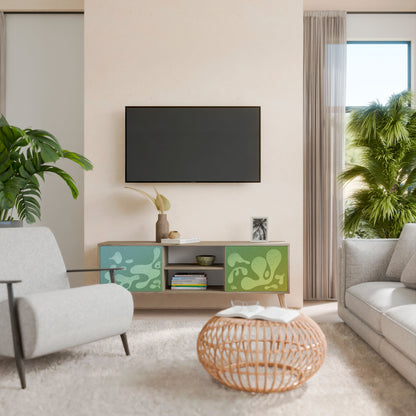 IRREGULAR BLUE 2-Door TV Cabinet