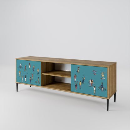 COLLECTIVE STREAM 2-Door TV Cabinet