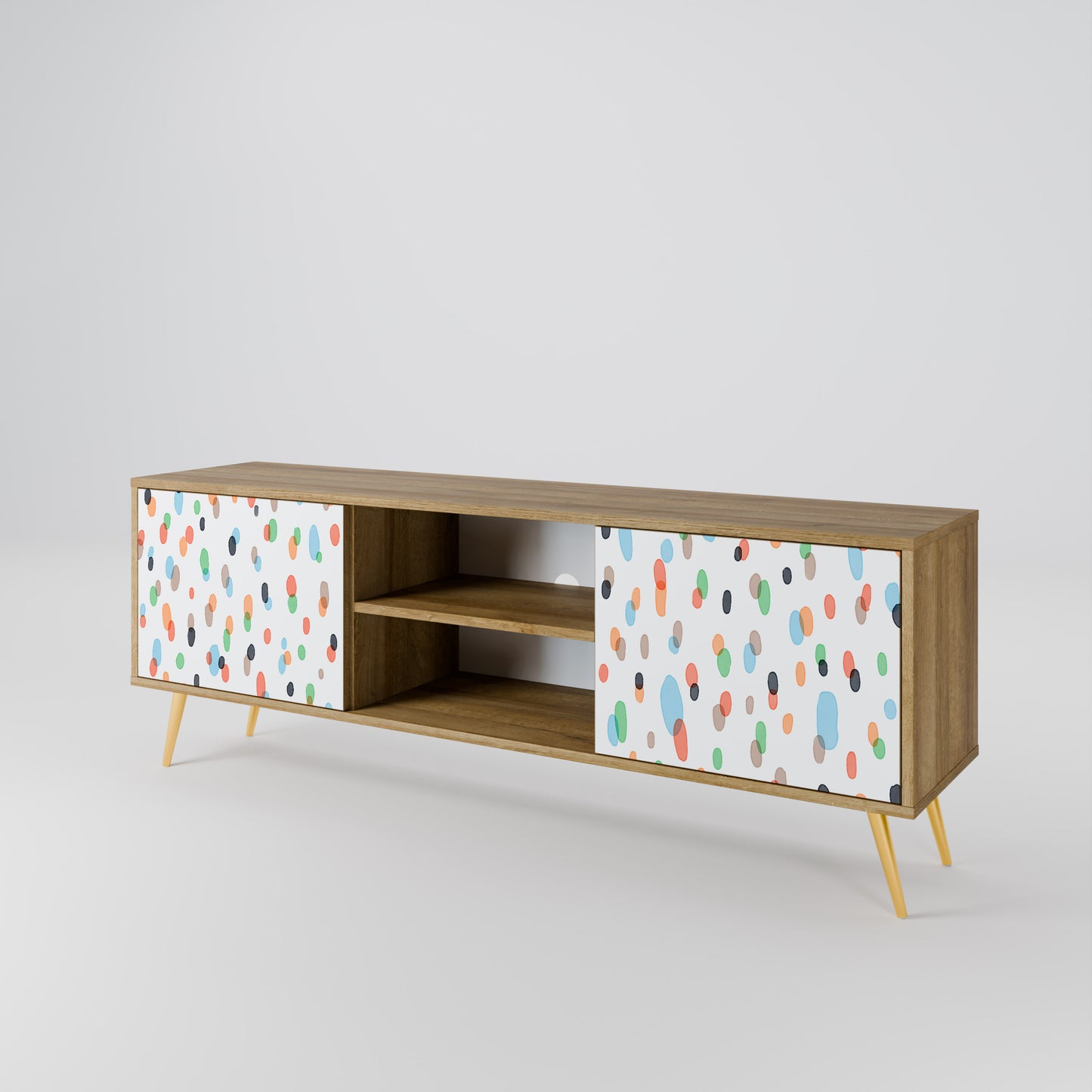 ENERGETIC SPOTS 2-Door TV Cabinet