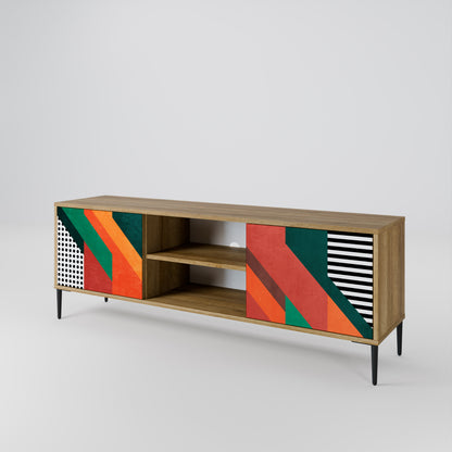 MAKESHIFT ARTISTRY 2-Door TV Cabinet