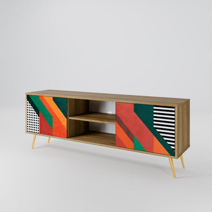 MAKESHIFT ARTISTRY 2-Door TV Cabinet