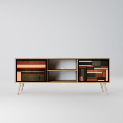 FIGURES OF NATURE 2-Door TV Cabinet