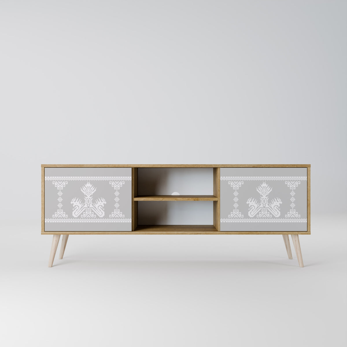 THAI GRAY 2-Door TV Cabinet