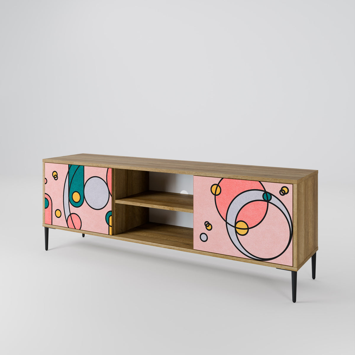 GOSSAMER ECHOES 2-Door TV Cabinet