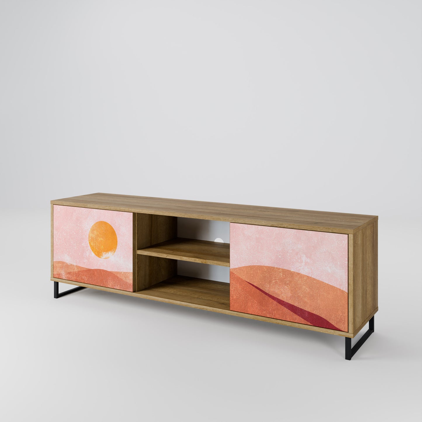 LUMINOUS SUNLIGHT 2-Door TV Cabinet