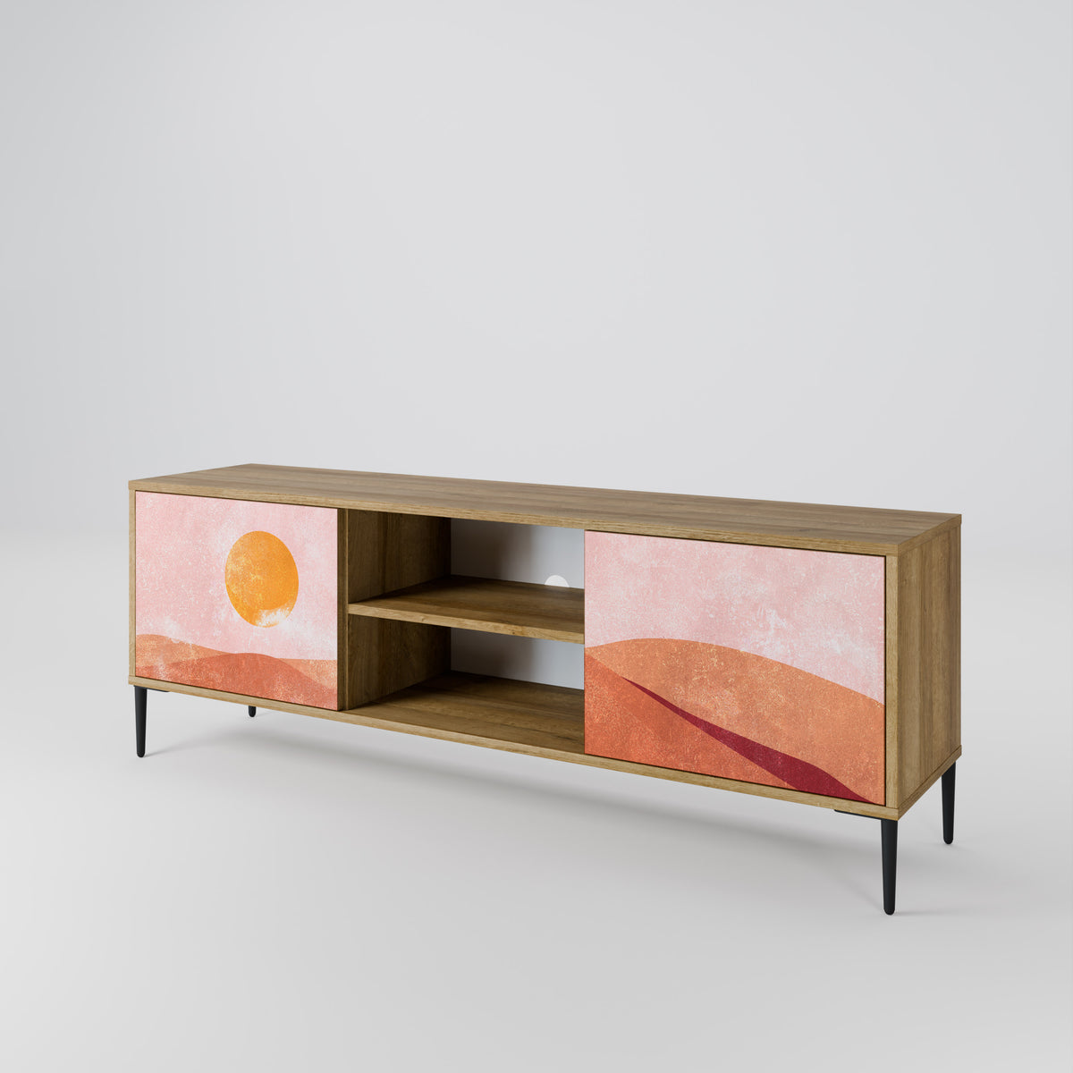 LUMINOUS SUNLIGHT 2-Door TV Cabinet