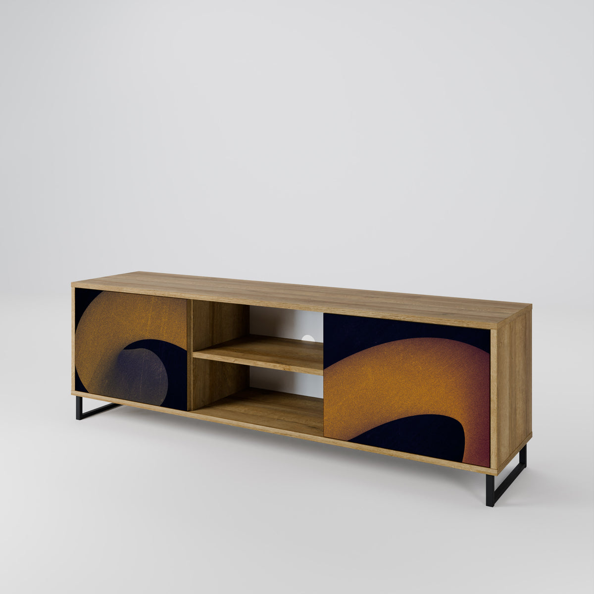 HOLLOW TIME 2-Door TV Cabinet