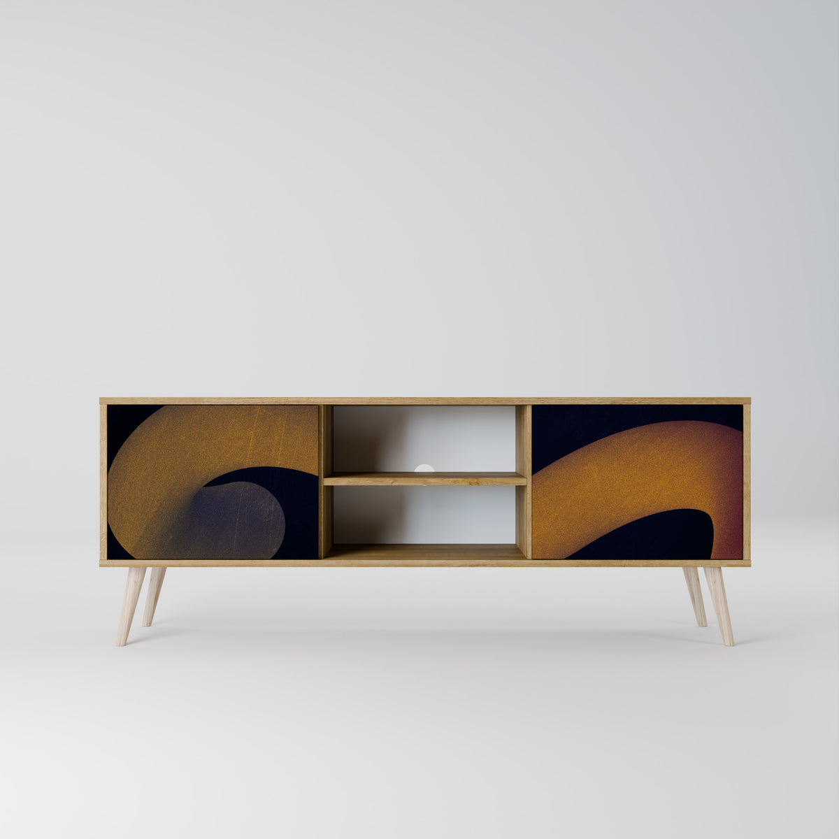 HOLLOW TIME 2-Door TV Cabinet