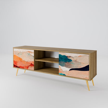 ABSTRACT LANDSCAPE 2-Door TV Cabinet