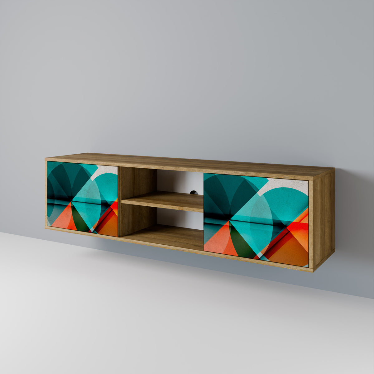 CIRCULAR RHAPSODY 2-Door TV Cabinet