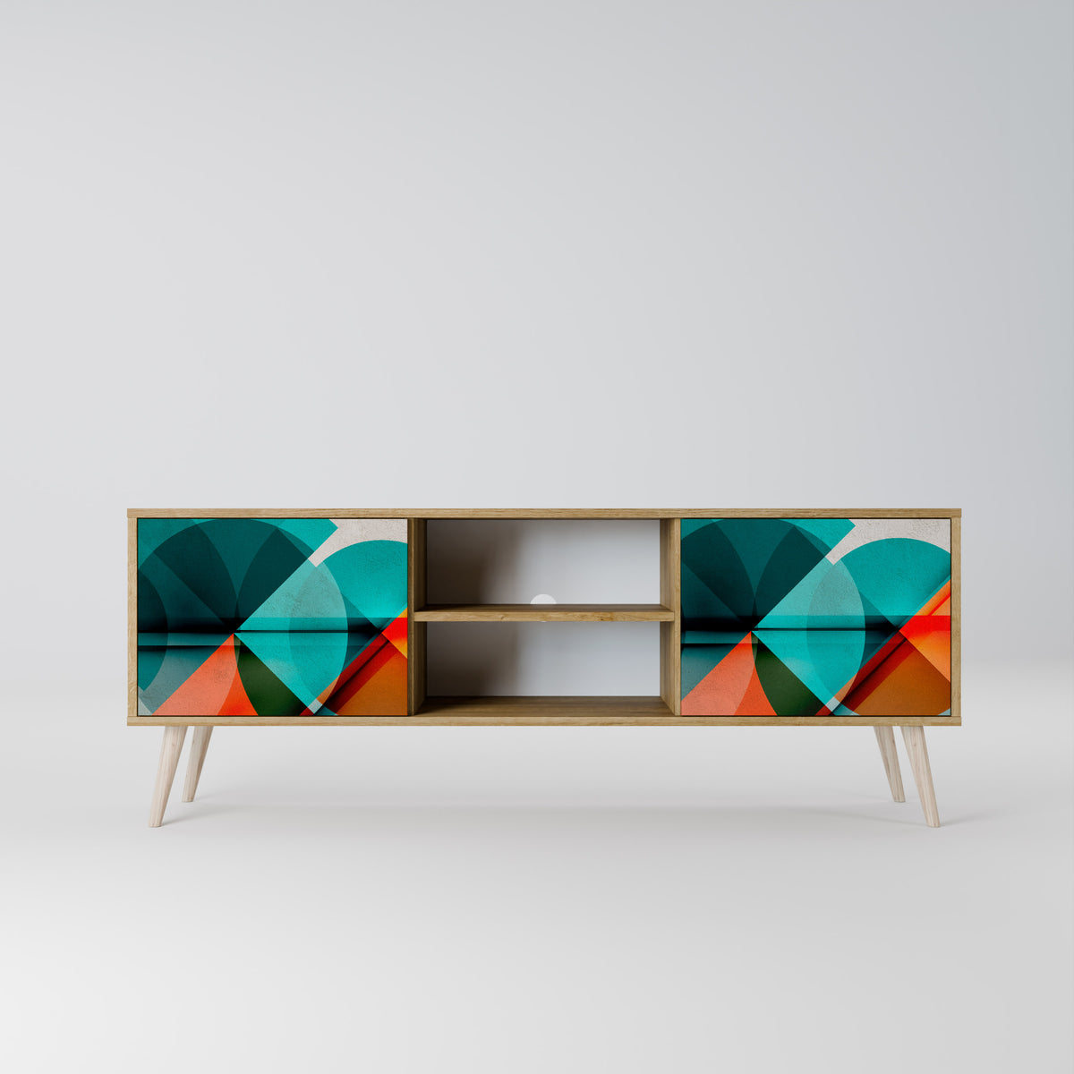 CIRCULAR RHAPSODY 2-Door TV Cabinet
